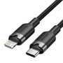 Vention Cable USB-C a Lightning LALBH de 2m, 27W, Negro